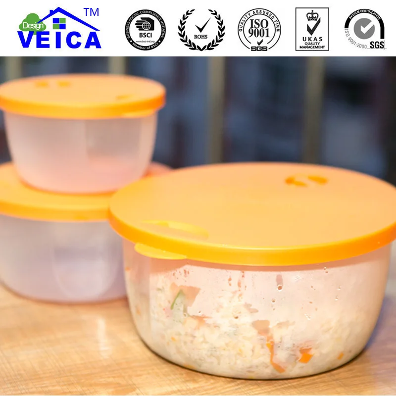 3 шт./лот модные кухонные прозрачные консервационные пластиковые коробки наборы