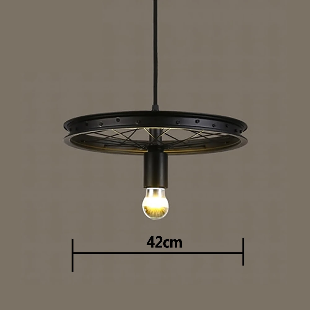 Coquimbo винтажная люстра на колесах промышленный металл ретро деревенские