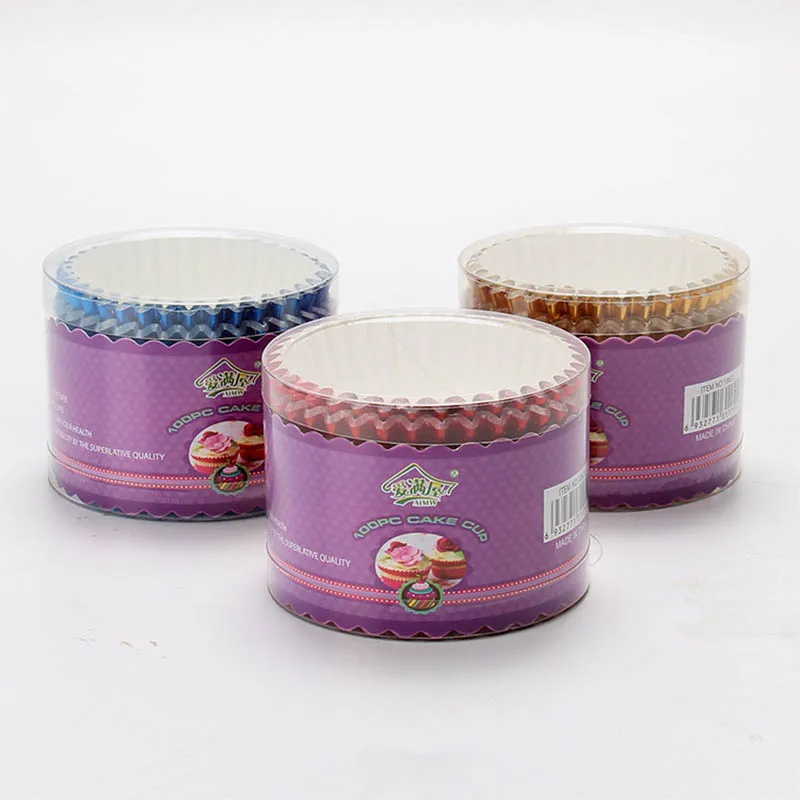 Аксессуары для выпечки из алюминиевой фольги торта 100 шт. миниатюрные украшения