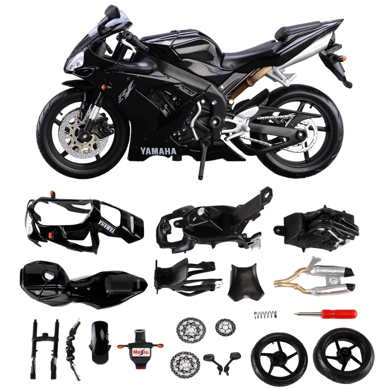 Maisto 1:12 YAMAHA YZF R1 Сборка DIY модель мотоцикла велосипед Комплект Новое поступление 39052