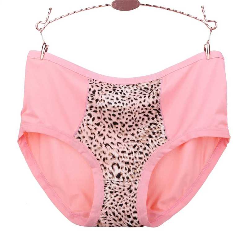 Модальные сексуальные женские трусики с леопардовым принтом нижнее белье