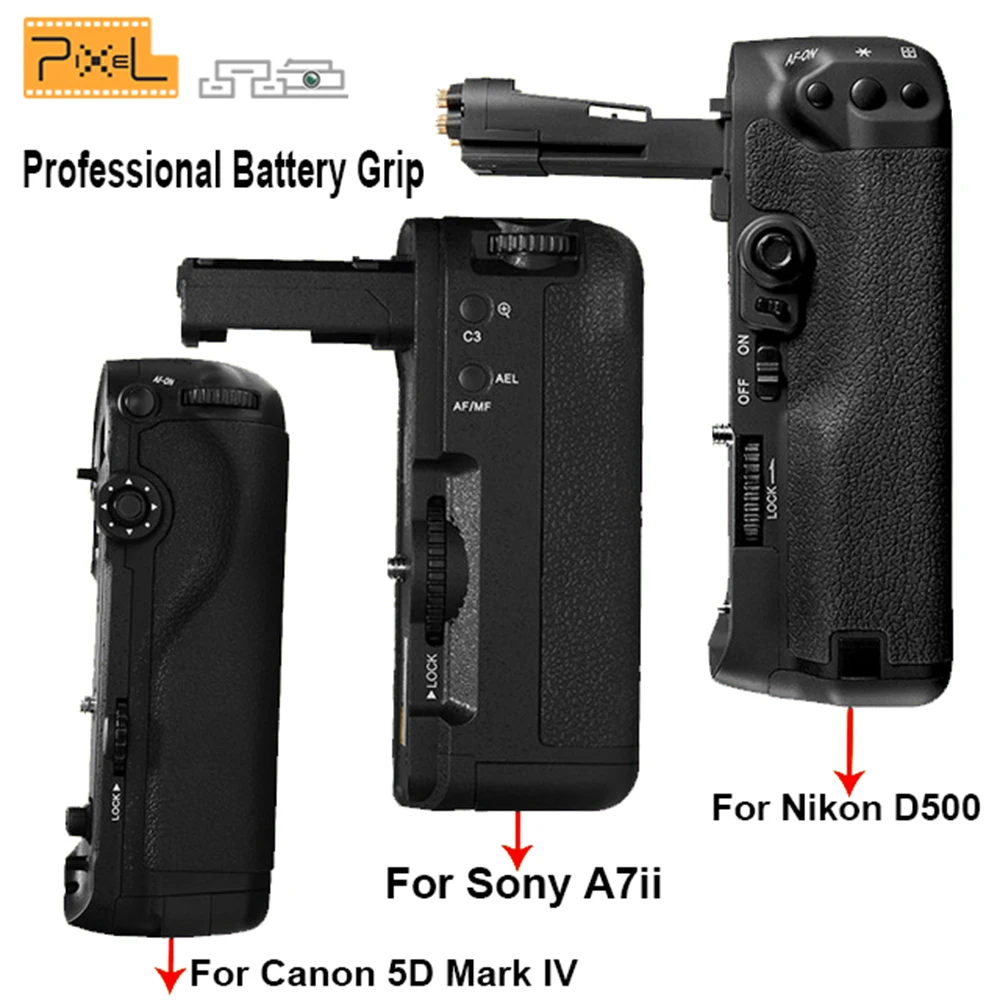 Батарейный блок для Sony A7SII A7RII A7II Canon 5D Mark IV камер Nikon D500 DSLR беспроводное управление