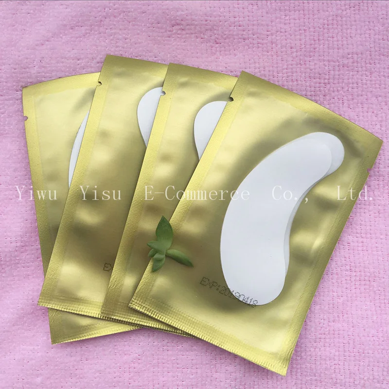 Хит продаж 2000 пар бумажные накладки для наращивания ресниц привитые наклейки