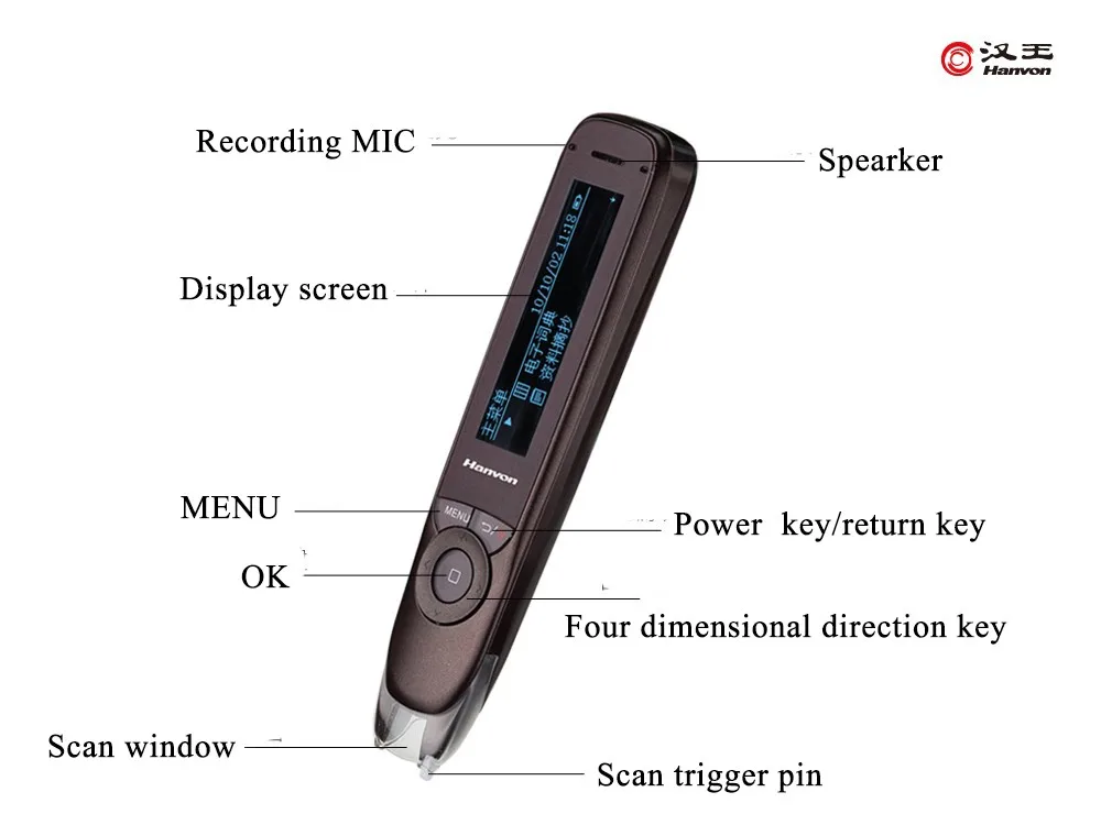 2017 новая английская и китайская Ручка для сканирования портативный сканер