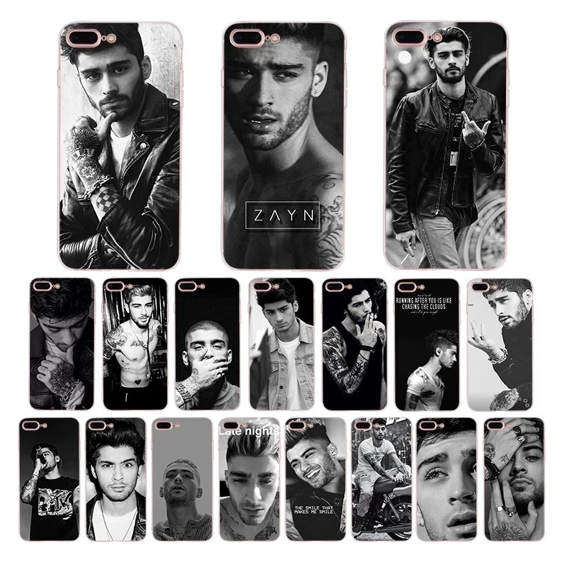 

Zayn Malik Black and white photo soft case for iphone x xr xs max phone cover 7 6s 8 6 plus TPU Coque 5s 5 se High Quality Funda