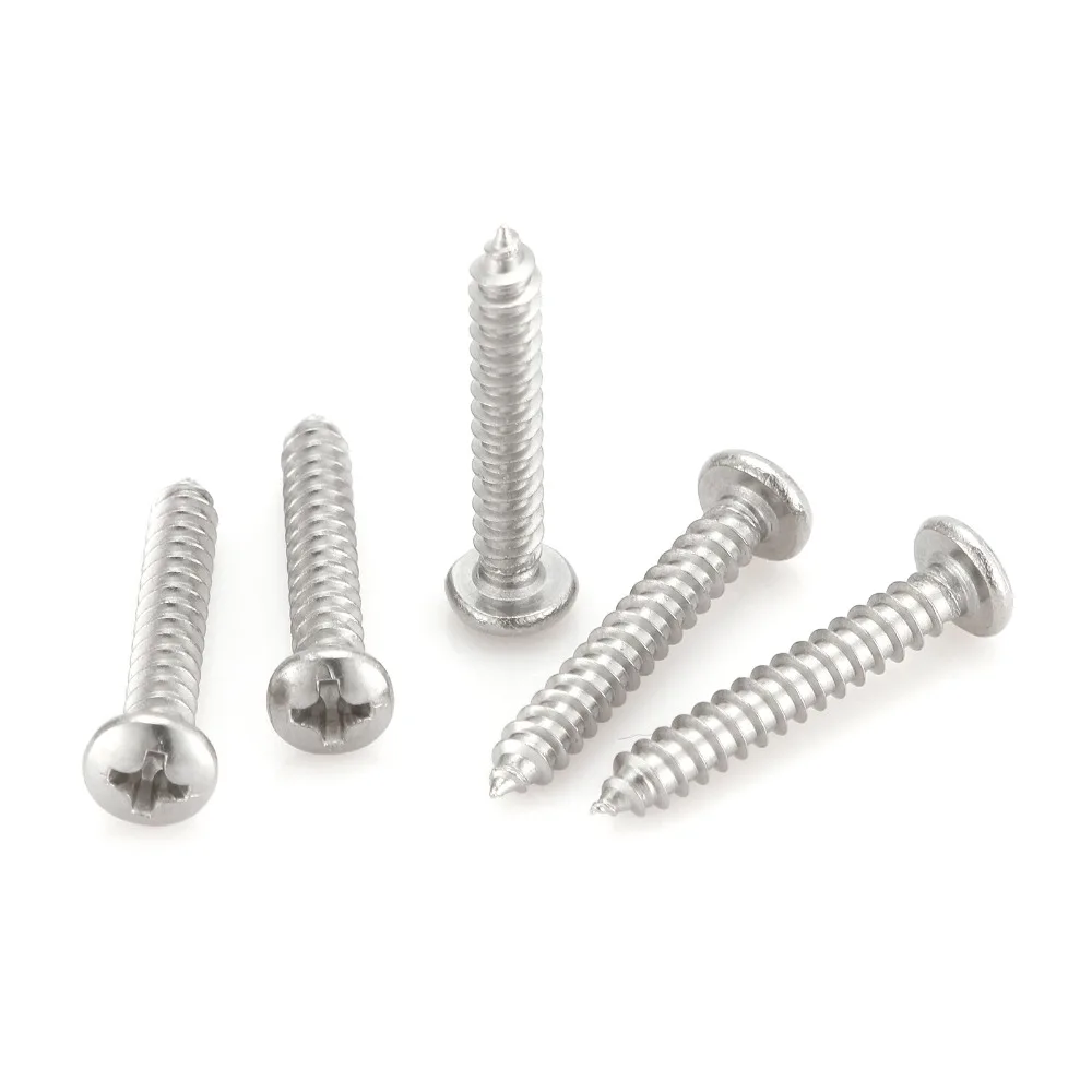 Самонарезающие винты Phillips круглые электронные с круглой головкой 50 шт.