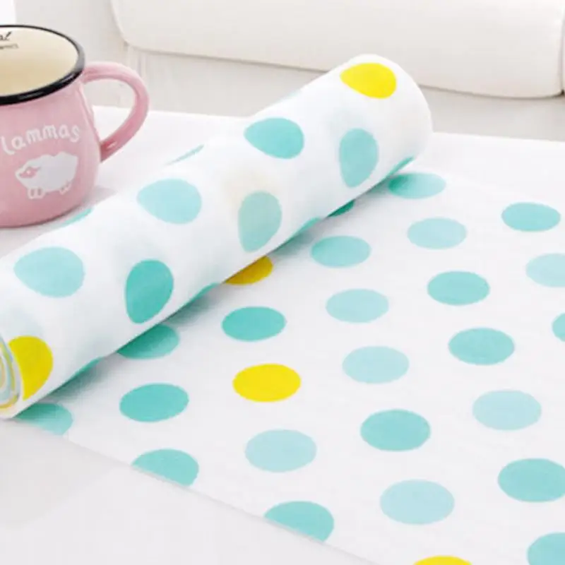 300X30 СМ Горошек Полка Контакт Бумаги Шкафа Ящик Лайнера Кухонным Столом Мат | Дом и