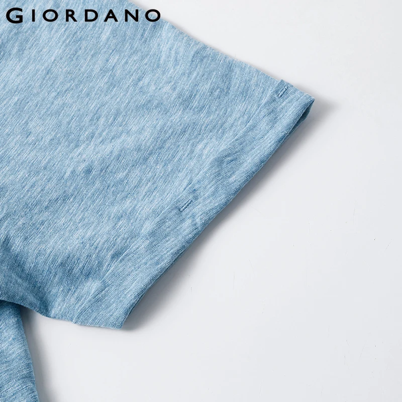 Giordano мужская футболка bamboo с круглым воротом и короткими рукавами из натурального