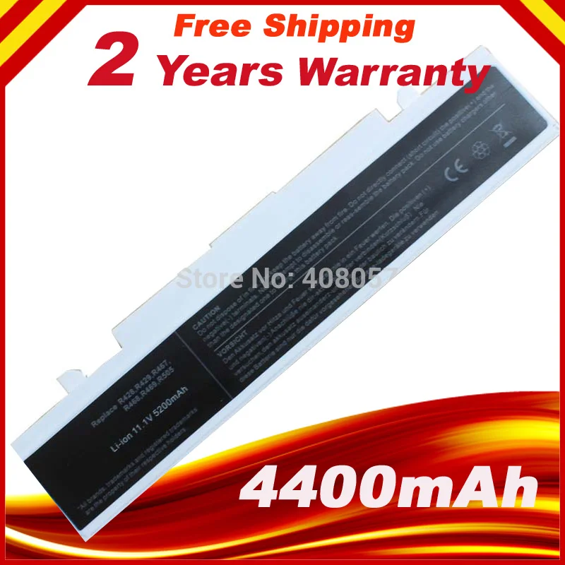 Белый Аккумулятор для ноутбука Samsung R428 R429 R430 R620 R719 R720 R780 R528 R517 R520 R465 R466 R467 R468 R470