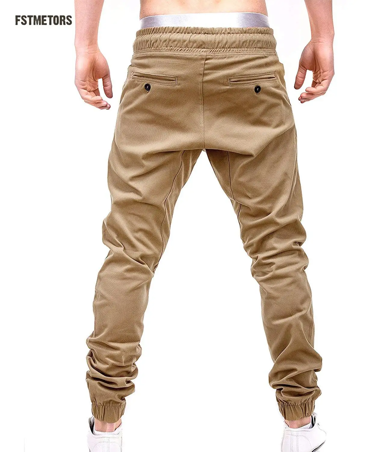 2018 Мужские штаны модные повседневные одноцветные бегущие спортивные | Мужская