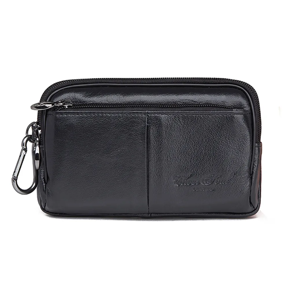 Повседневный деловой клатч из натуральной кожи для мужчин чехол сотового