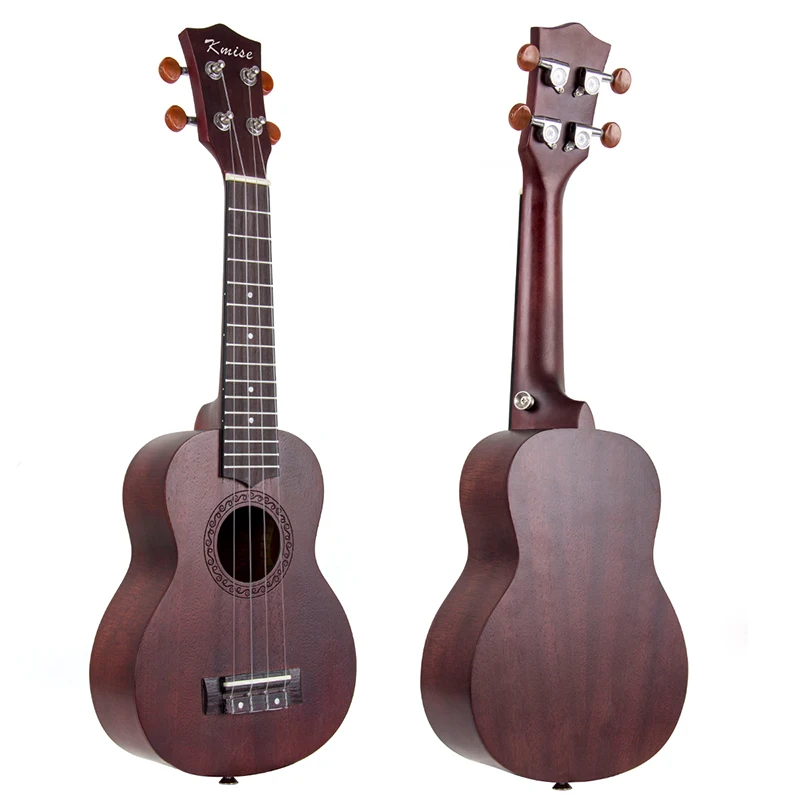 Kmise Гавайские гитары Укулеле сопрано Ukelele красное дерево 21 дюймов Гавайские гитары наборы с подарками Gig Bag тюнер струнный ремень буклет для начинающих