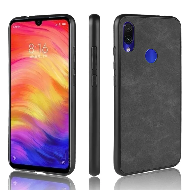 Чехол для Redmi 7 роскошный винтажный кожаный чехол Xiaomi в деловом стиле |