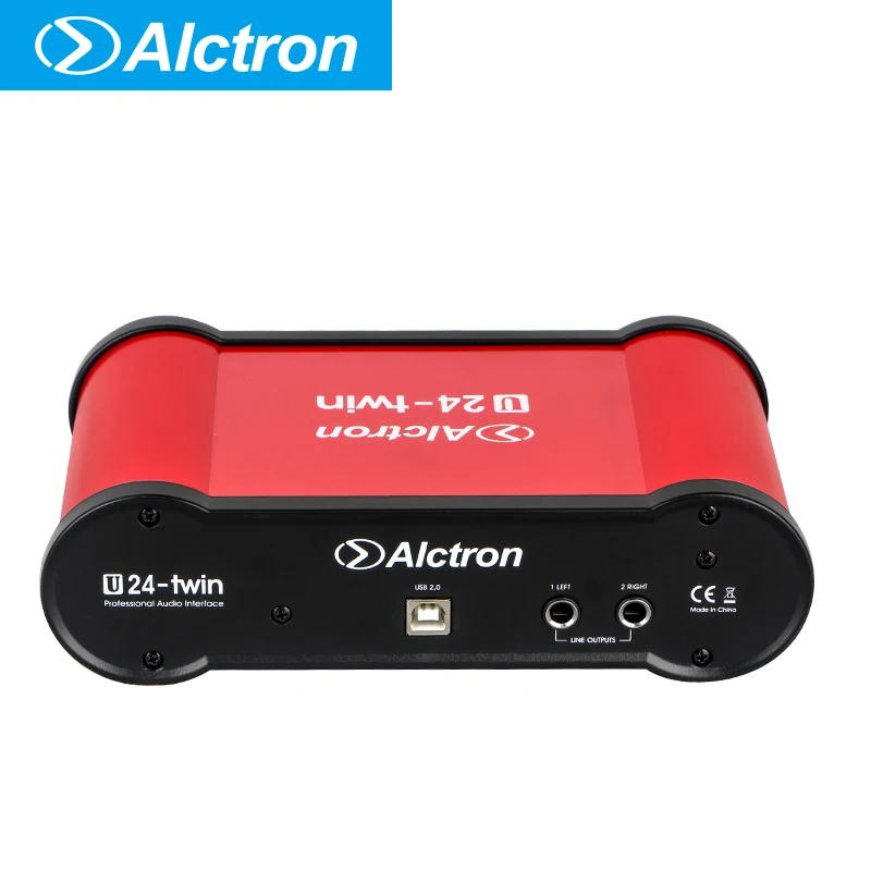 Alctron U24TWIN двойная 2 канала внешняя звуковая карта компьютера сотовый телефон с USB