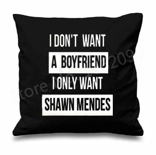 Новинка забавные шаон мендес Fandom подарки я только хочу шон цитата декоративная