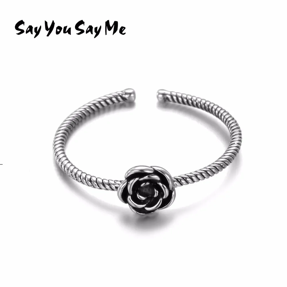 Say You Me кольцо с розами серебряные обручальные кольца из стерлингового серебра 925