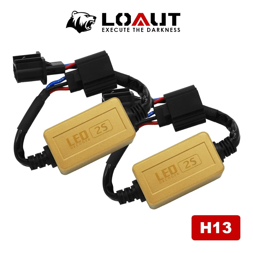 Проволока LOAUT Canbus без ошибок! Никакого шума! Декодер H1 H3 9005 9006 9012 H4 светодиодный H7
