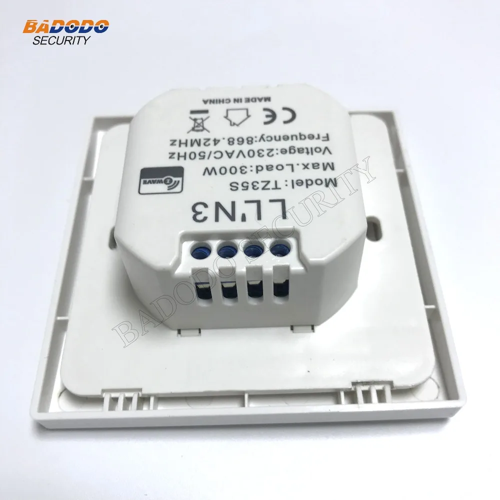 TKB домашний TZ55S Z wave Plus однонастенный диммер с одним веслом Максимальная нагрузка