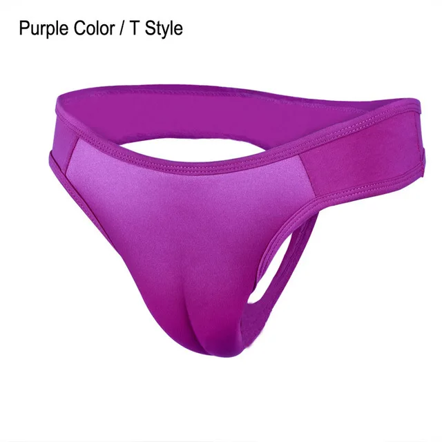 Purple Color T Мужские скрывающие Gaff Утягивающие трусы Короткие Поддельные вагинальная Подушечка для переодевания транссексуалов - Цвет: Purple Color T