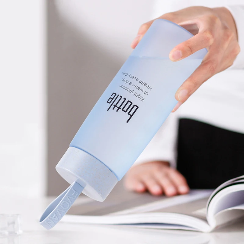 Новый 500 мл бутылка для воды Пластик Спортивная питья Портативный уличная