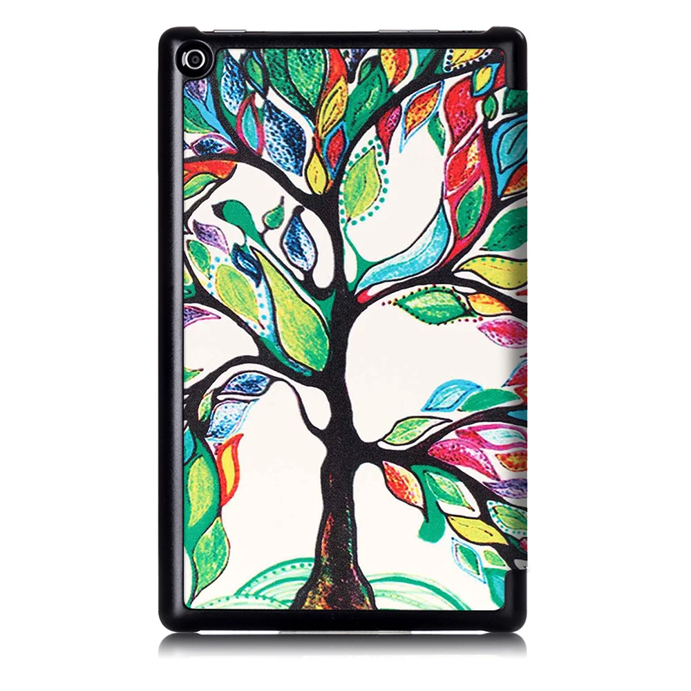 Новый чехол с принтом для Amazon fire hd 8 tablet 2016 выпуска 6th smart cover + подарок|case for amazon