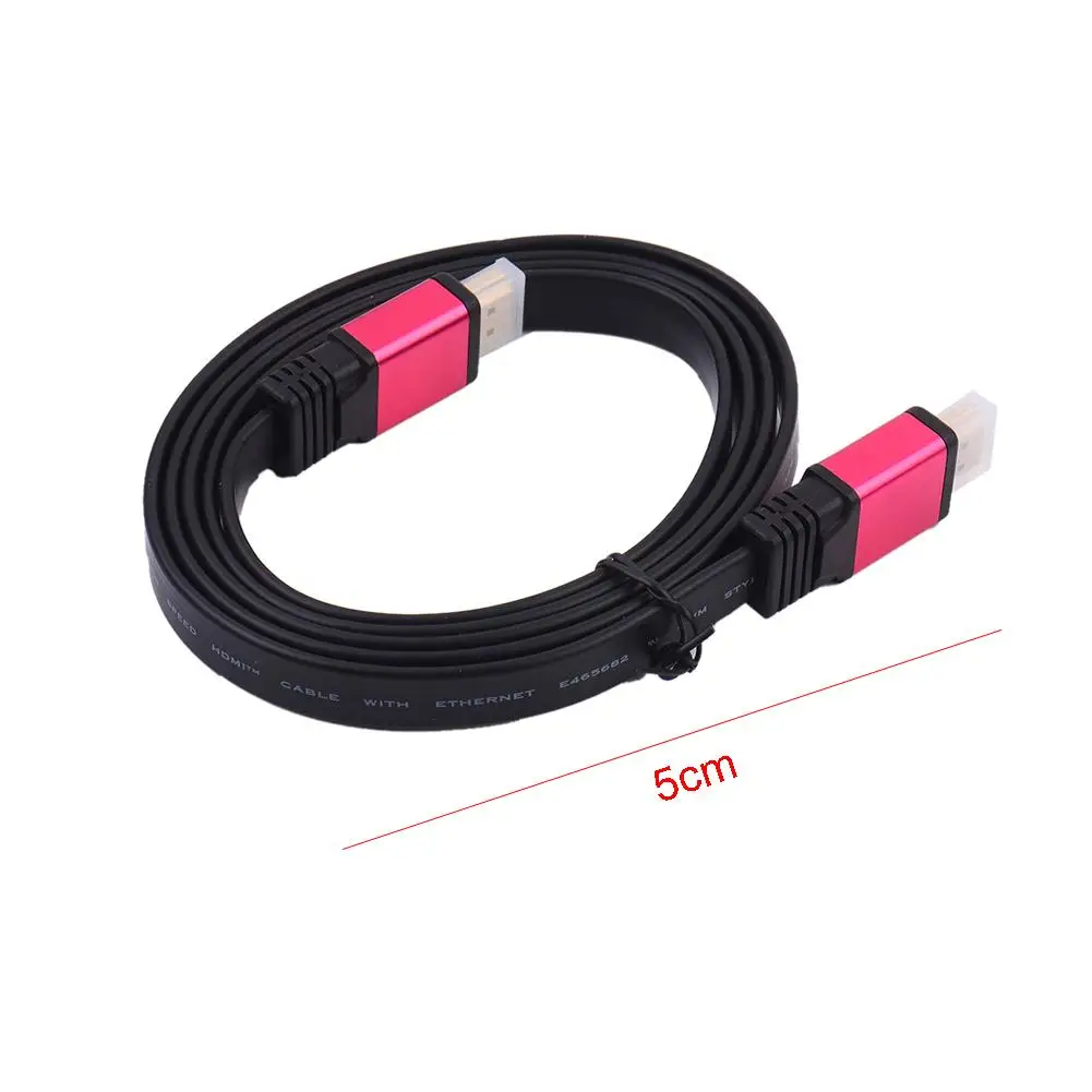 Full HD 1080p Аудио кабель высокого качества HDMI 2 0 аудио кабели плоский Поддержка 32