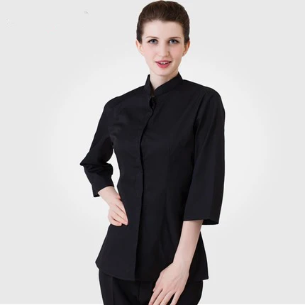 Summer Unisex Chef Jacket Tops Kitchen Clothing Waiter Overalls Hotel Restaurant Canteen Coffee Shop Workwear Uniforms Clothes |