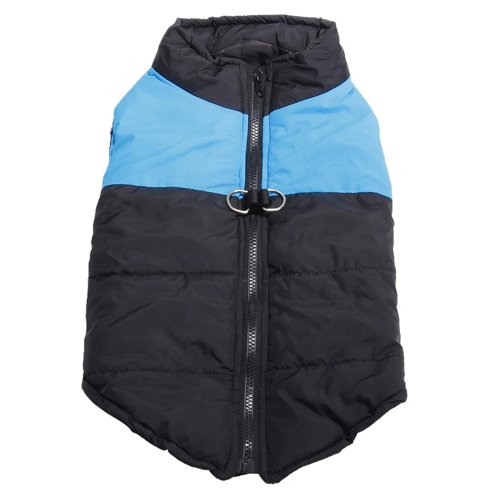 Одежда для собак, пальто, куртка, теплая мягкая хлопковая французская одежда для бульдога для маленьких, средних и больших собак, одежда для домашних животных, ropa para perro - Цвет: Синий