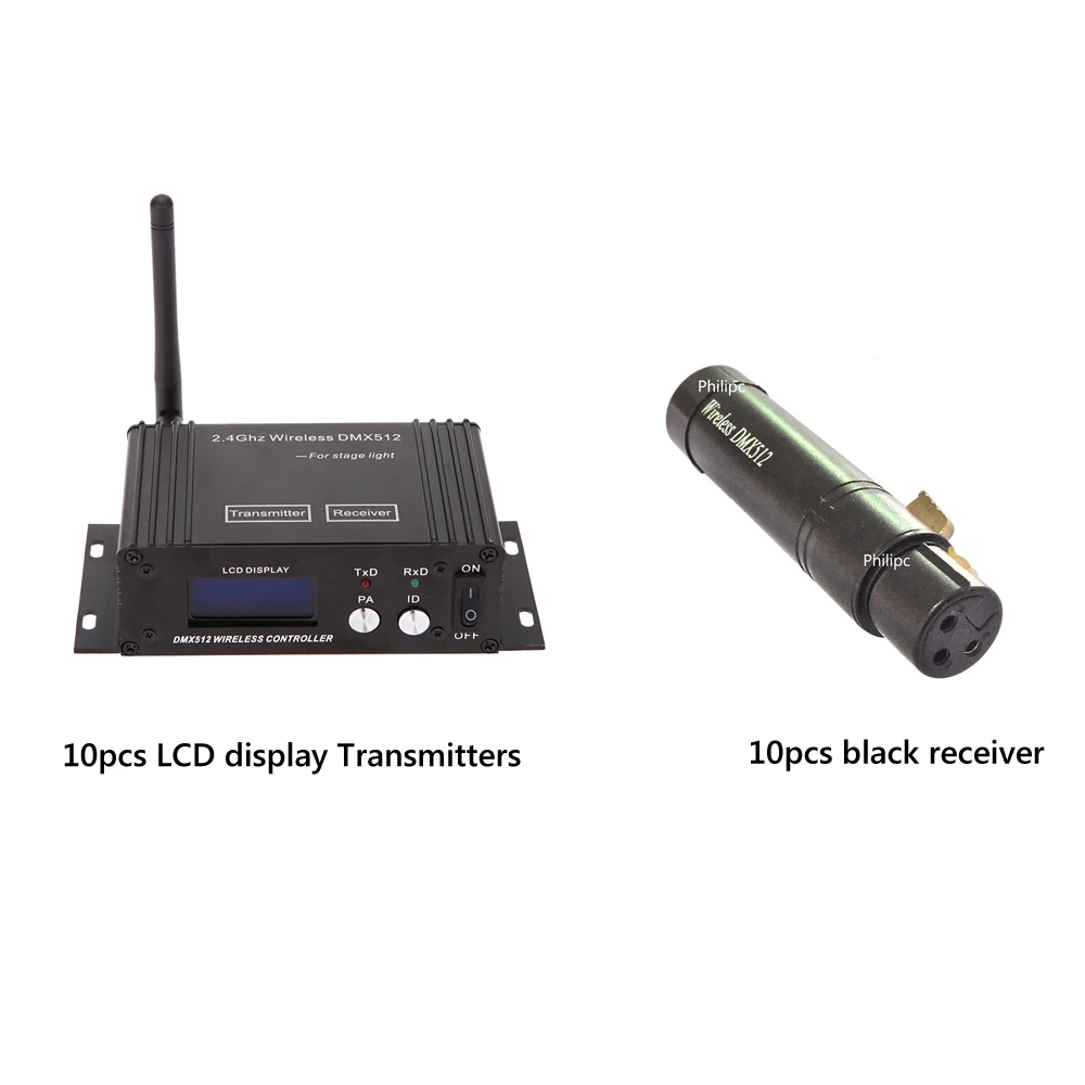 

Беспроводной контроллер DMX 2,4G, беспроводной контроллер с ЖК-дисплеем и беспроводной мини-приемник s Dmx для сценического освещения диджея