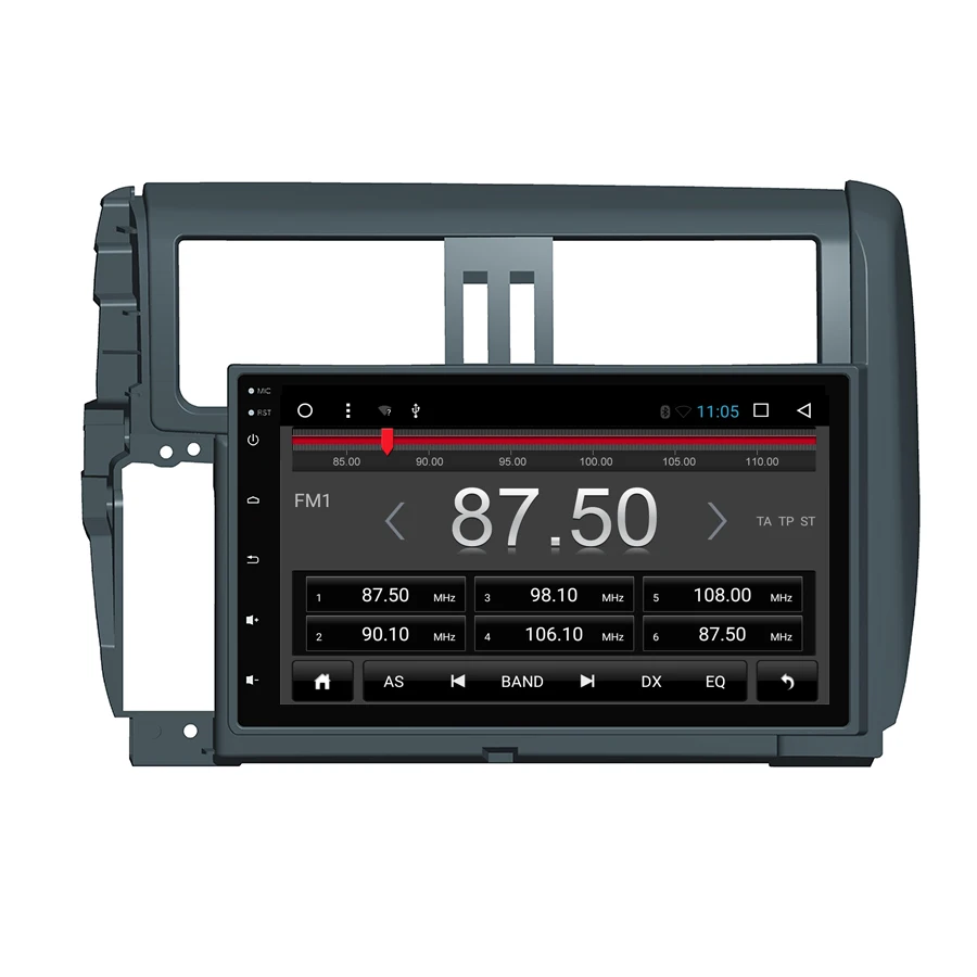Автомобильный стерео-радиоприемник Asvegen для Toyota Prado 2010-2013 Android 7.1 Octa Core Auto Audio Multimedia Player GPS Navi Headunit In Dash.