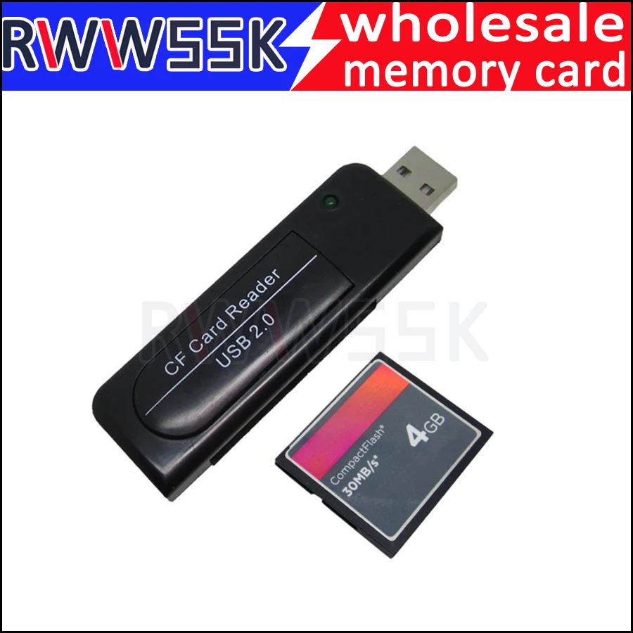 Светодиодный высокоскоростной считыватель карт CF Compact Flash USB 2,0 кардридер для станка ПК компьютера ноутбука с ЧПУ адаптер
