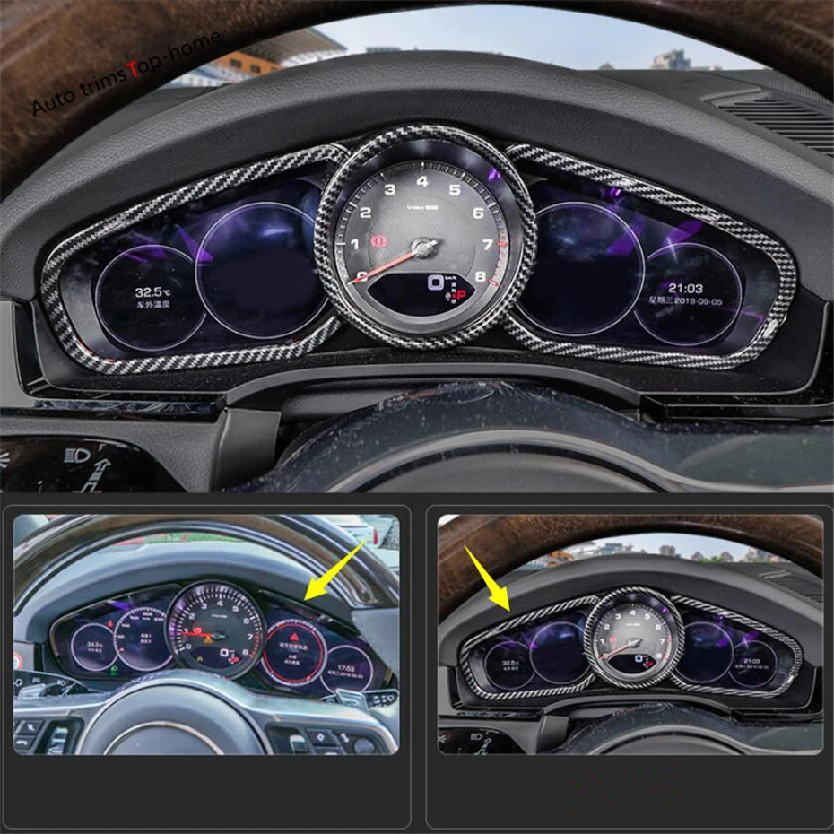 Yimaautotrims матовая/красная/углеволоконная внутренняя отделка для Porsche Cayenne 2018 2019 2020