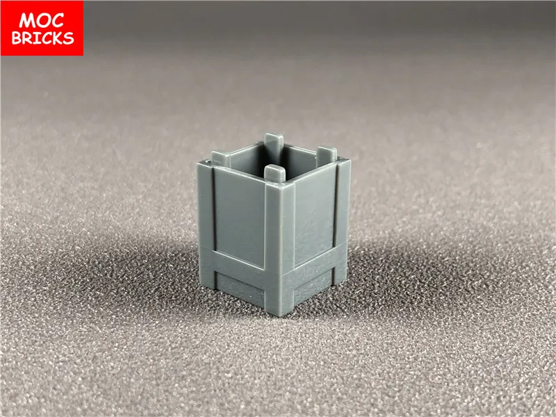 Конструктор MOC 50 шт./лот контейнер сделай сам коробка 2x2x2 открывающийся верх с 61780