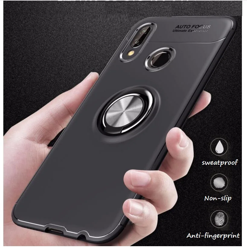 Для huawei P20 Lite/P20 Pro/P20 мягкое резиновое магнитное кольцо на палец TPU полная посылка