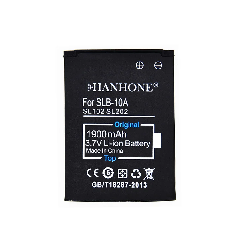 Аккумулятор для камеры SLB 10A SLB10A Samsung SL102 SL202 SL420 SL620 SL820 HZ10W HZ15W ES55 L100 L110 L200 L210