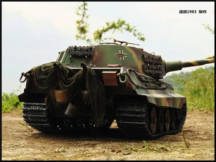 KNL HOBBY Heng Long 1/16 RC King Tiger модель танка с дистанционным управлением от производителя