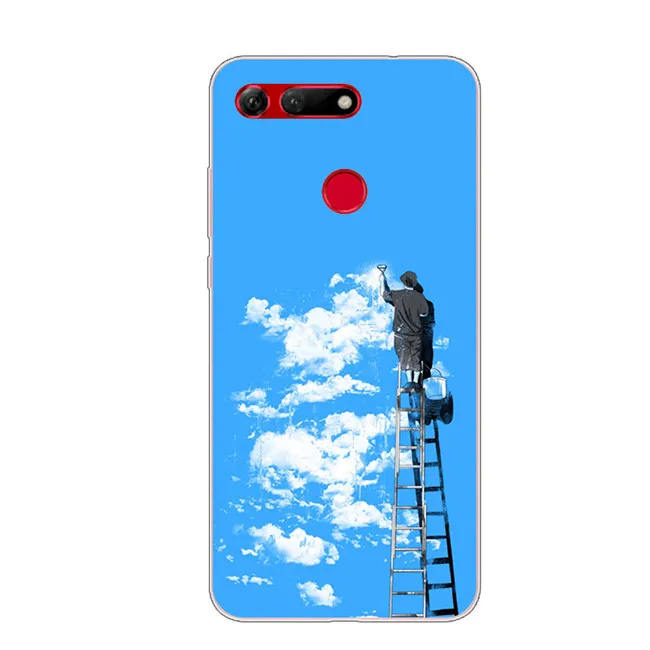 6,4 ''для huawei Honor вид 20 силиконовый чехол из мягкого термополиуретана с картинкой TPU чехол Coque для huawei Honor V20 чехол V 20 модные - Цвет: 27