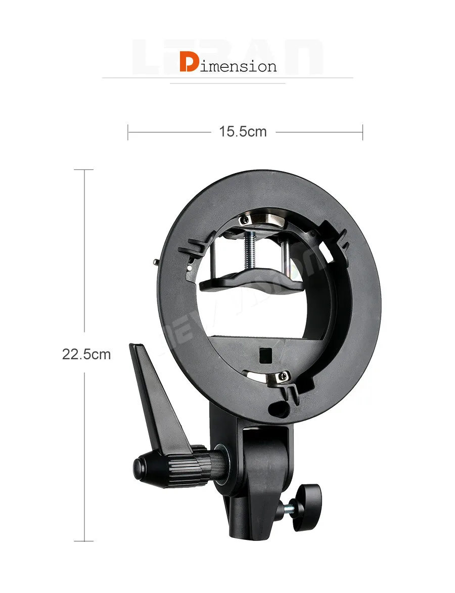 PRO Godox s-тип кронштейн Bowens S держатель для вспышки Speedlite Snoot софтбокс красота блюдо соты