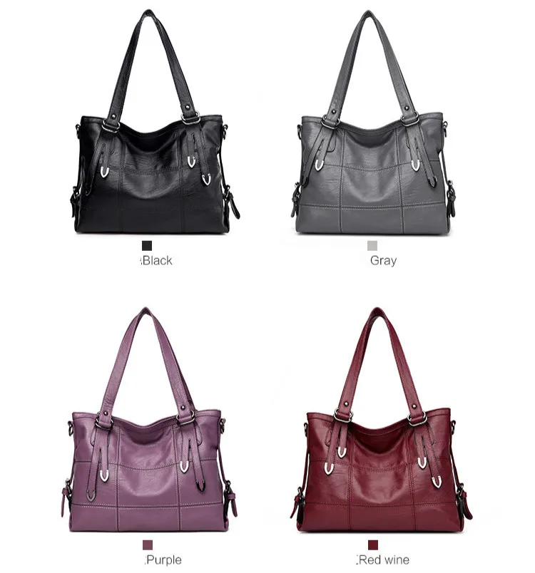 

2018 Large Capacity Women Bags Shoulder Tote Bags bolsos New Women Messenger Bags Famous Designers PU Leather Handbags