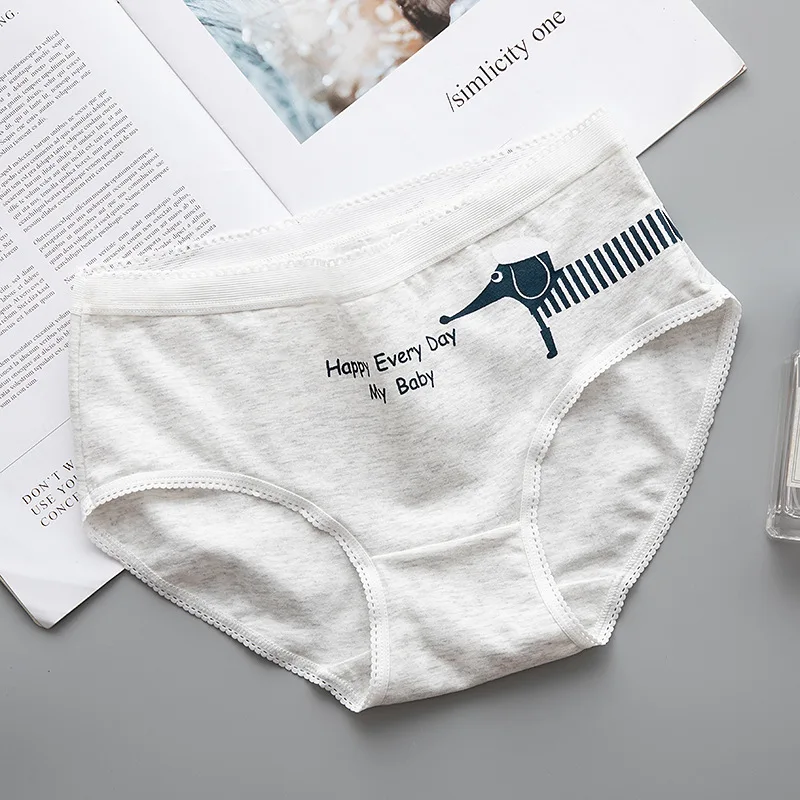 Трусики женские хлопковые с принтом 5 шт./лот|Женские трусики| |