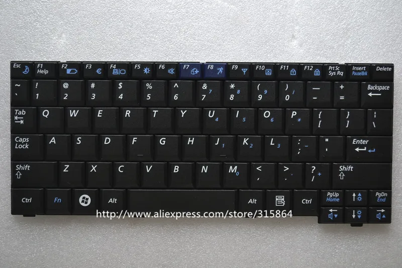 Клавиатура для ноутбука samsung NP NC10 ND10 N130 N128 N140 N108 N110 английская версия США |