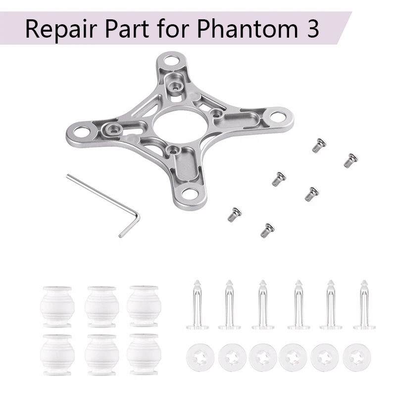 

Anti-Vibration Gimbal Mounting Plate Anti-Vibration Rubber Damping Ball for DJI Phantom 3 SE RC Camera Drone Repair Parts
