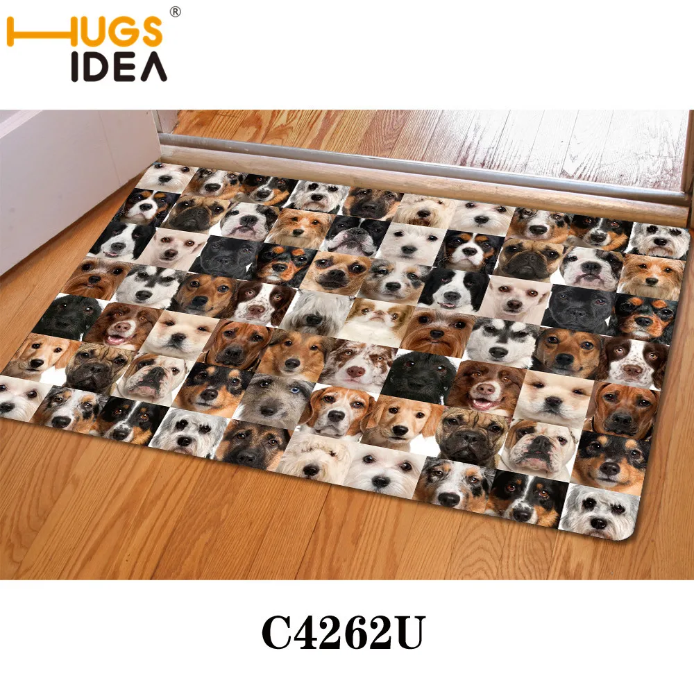 Милые коврики с принтом животных для Мопсов гостиной Забавный дизайн фото