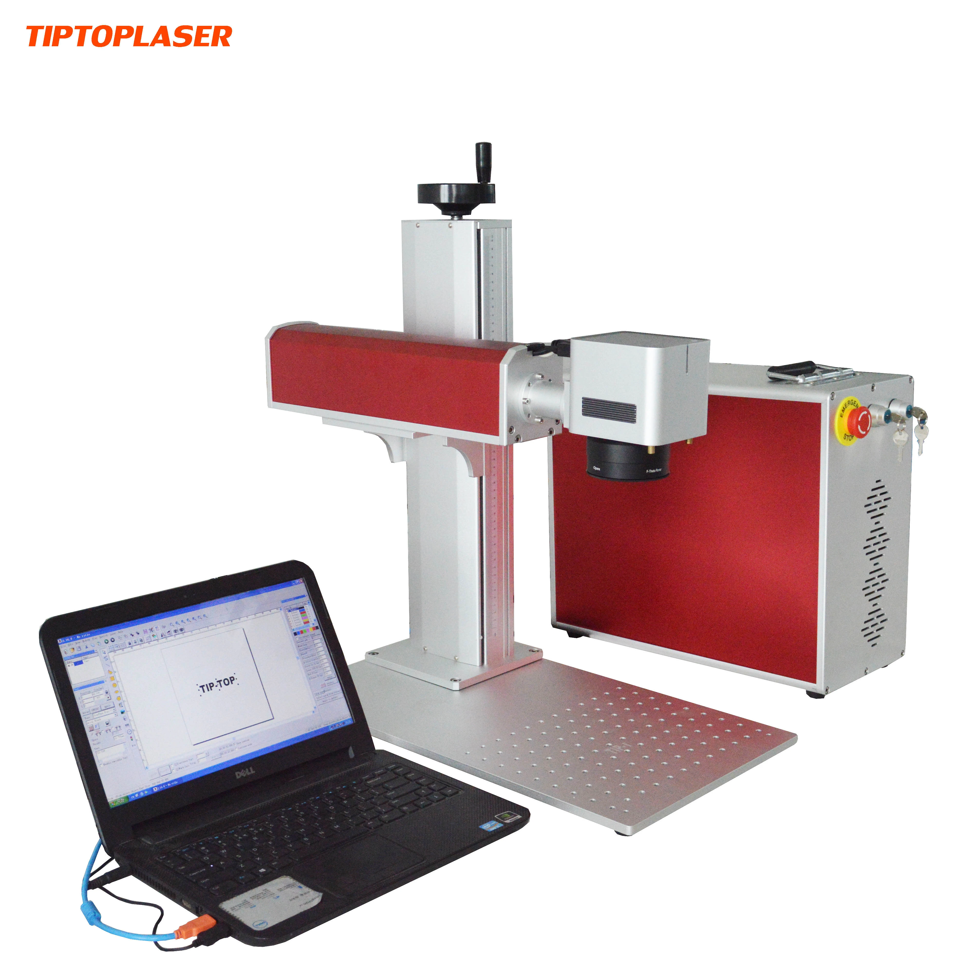Сверхмощный лазерный гравировальный станок raycus волоконный источник портативная