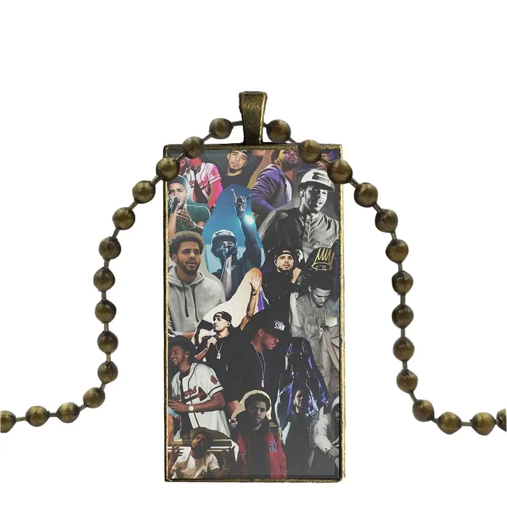 EJ glaze для девочек подарок модное ожерелье ручной работы Прямоугольная форма