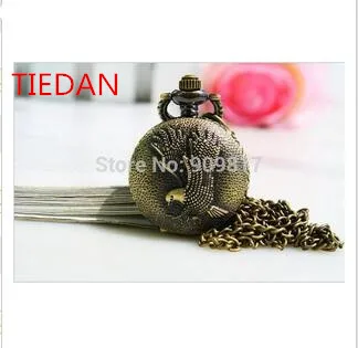 

10 шт./лот дизайн бронзовые антиквариат Сова mirs кварцевые карманные часы ожерелье подарок для детей Бесплатная доставка