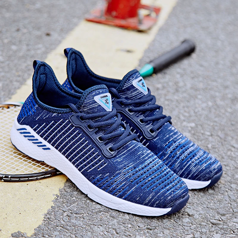 2019 весенние сетчатые кроссовки для бега мужские дышащие уличные удобные