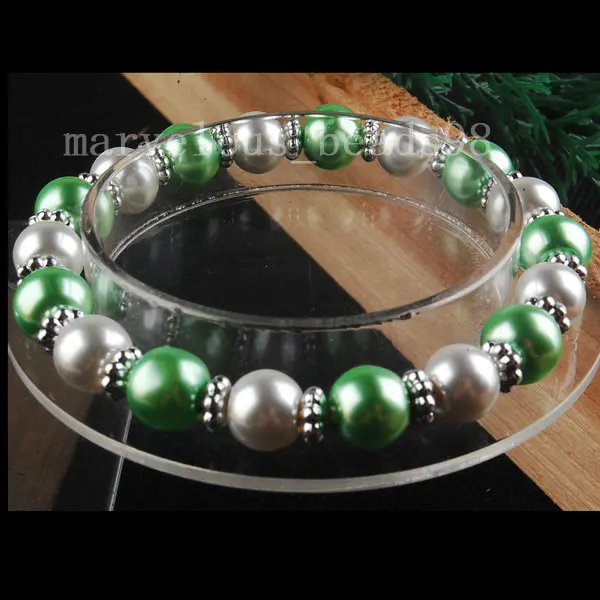 Бесплатная доставка Модные ювелирные изделия 8 мм Разноцветные жемчужные бусы