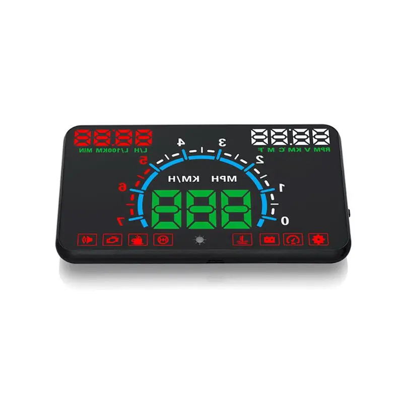 E350 5 8-дюймовый экран HUD Автомобильный дисплей сигнализация неисправностей