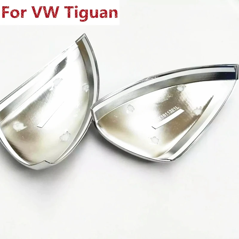 Для Volkswagen Tiguan L TiguanL MK2, украшение заднего вида, боковое стекло, зеркальное покрытие, отделка рамы, 2 шт